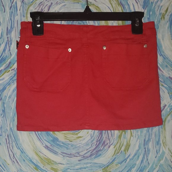 Tripp NYC Red Mini Skirt - Picture 2 of 5